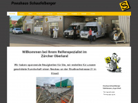 pneuschaufelberger.ch Webseite Vorschau