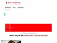 pneuschaller.ch Webseite Vorschau