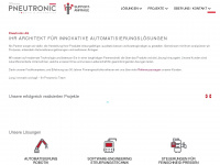 pneutronic.ch Webseite Vorschau