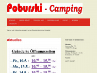 poburskicamping.de Webseite Vorschau