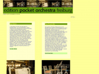 pocket-orchestra.de Webseite Vorschau