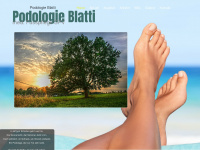 podologie-blatti.ch Webseite Vorschau