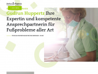 podologie-huppertz.de Webseite Vorschau