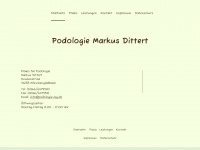 podologie-mg.de Webseite Vorschau