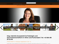 podologie-scarpatetti.at Webseite Vorschau