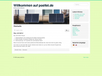 poellet.de Webseite Vorschau