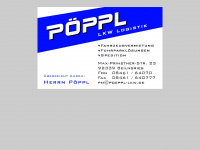 poeppl-lkw.de Webseite Vorschau