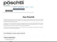 poeschtli.ch Webseite Vorschau
