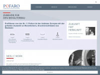 pofaro.ch Webseite Vorschau