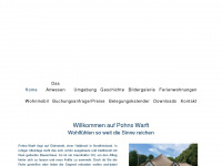 pohns-warft.de Webseite Vorschau