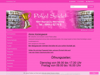 pokal-seidel.de Webseite Vorschau