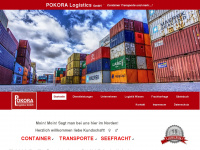 pokora-logistics.de Webseite Vorschau