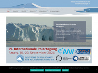 polarforschung.de Webseite Vorschau