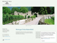 polawein.ch Webseite Vorschau