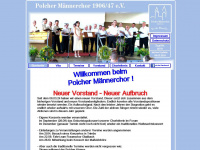 polcher-maennerchor.de Webseite Vorschau
