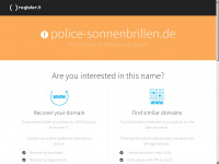 police-sonnenbrillen.de Webseite Vorschau