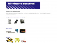 policeproducts.de Webseite Vorschau