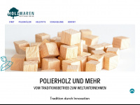 polierholz.at Webseite Vorschau