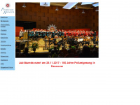 polizeichor-hannover.de Webseite Vorschau