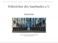 polizeichorsaarland.de Webseite Vorschau