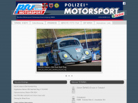polizeimotorsport.at Webseite Vorschau