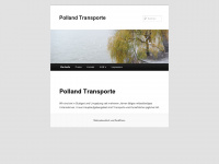 polland-transporte.de Webseite Vorschau
