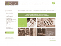 pollak-holz.at Webseite Vorschau