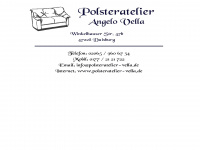 polsteratelier-vella.de Webseite Vorschau