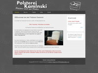 polsterei-kaminski.de Webseite Vorschau