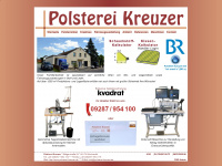 polsterei-kreuzer.de Webseite Vorschau