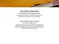 polsterei.de Webseite Vorschau
