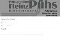 polstermoebel-puehs.de Webseite Vorschau