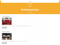 polsterservice-dreissig.de Webseite Vorschau