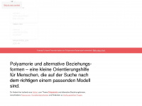 polyamorie.ch Webseite Vorschau