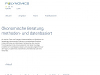 polynomics.ch Webseite Vorschau
