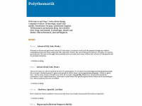 polythematik.de Webseite Vorschau