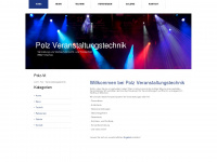 polz-vt.de Webseite Vorschau