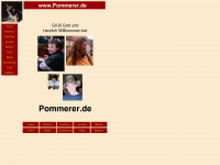 pommerer.de Webseite Vorschau