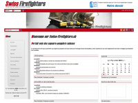 pompiers112.ch Webseite Vorschau