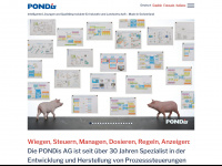 pondis.ch Webseite Vorschau