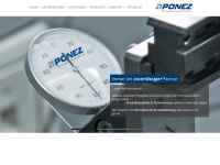 ponez.at Webseite Vorschau