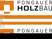 pongauer-holzbau.at Webseite Vorschau