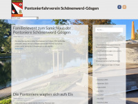 pontoniere-sg.ch Webseite Vorschau