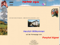 ponyhof-aigner.at Webseite Vorschau