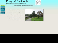 ponyhof-goldbach.de Webseite Vorschau