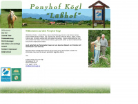 ponyhof-koegl.de Webseite Vorschau