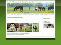 ponyhof-reuenthal.ch Webseite Vorschau