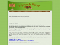 ponyranchmueller.de Webseite Vorschau