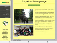 ponyreiten-siebengebirge.de Webseite Vorschau
