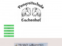ponyreitschule-eschenhof.de Webseite Vorschau